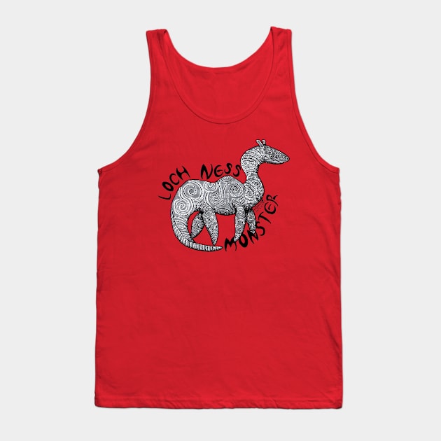 Loch Ness Monster Tank Top by NocturnalSea